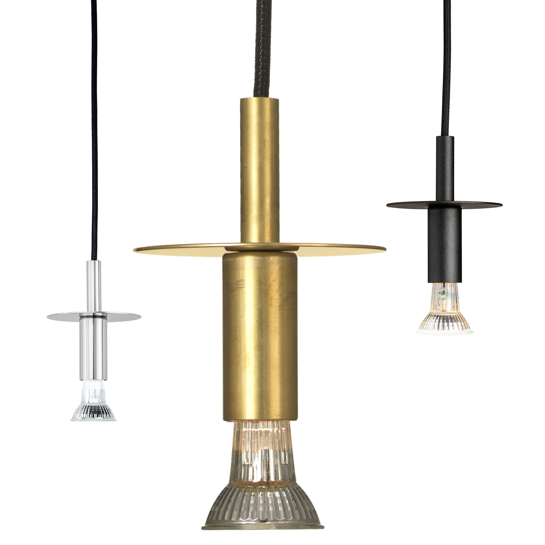 Ideal für Theken: Strahler-Pendelleuchte STAR, z.B. Kupfer/Messing Ideal für Theken: Strahler-Pendelleuchte STAR, z.B. Kupfer/Messing