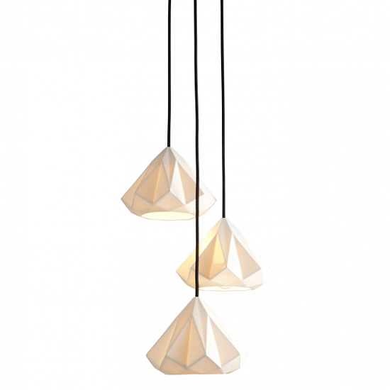 Gruppe aus drei kleinen Pendelleuchten HATTON 1 Gruppe aus drei kleinen Pendelleuchten HATTON 1