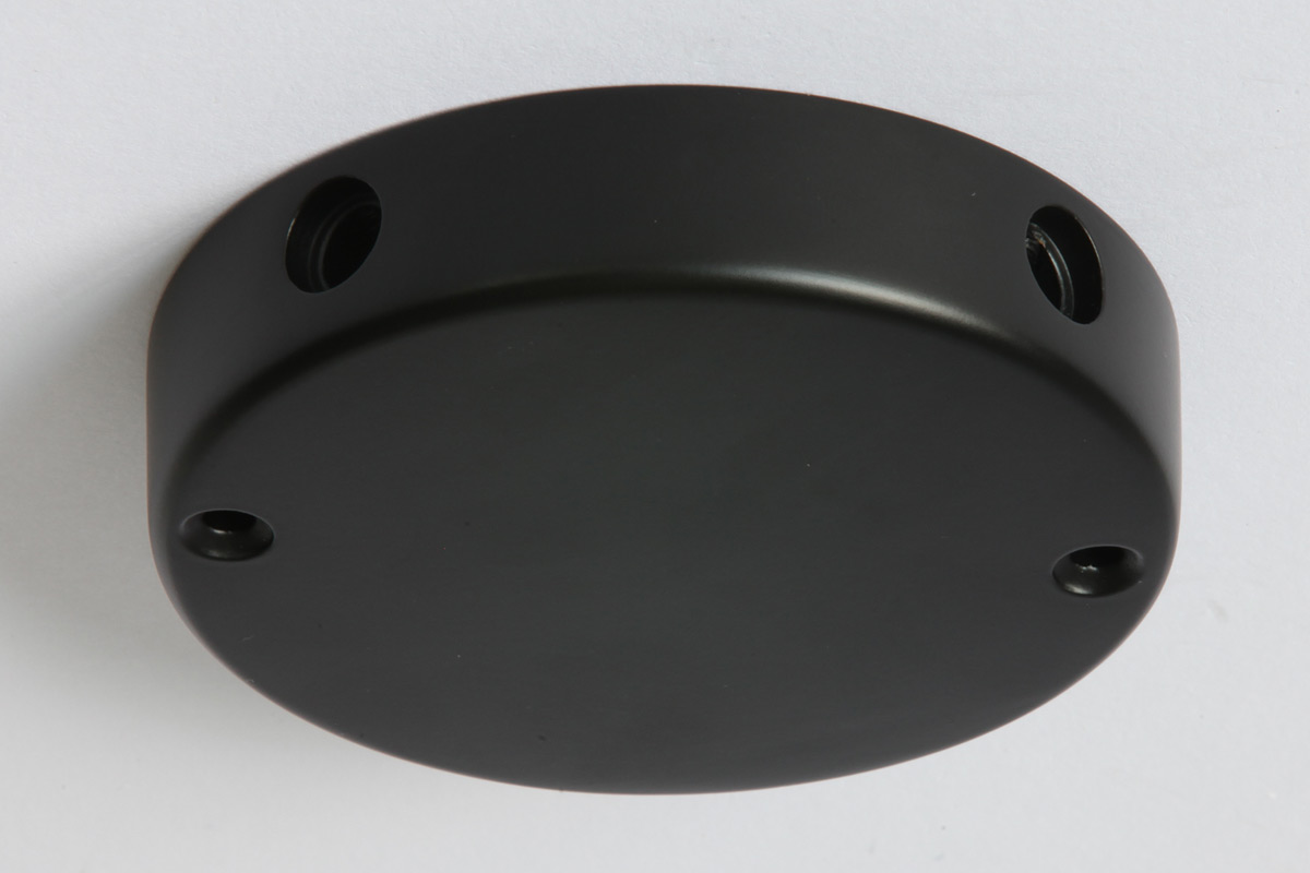 Bild 14: Optionales Zusatz-Deckentail AC1 aus Gusseisen, anschließbar an vier Seiten Flexible Pendelleuchten-Kombination mit Trapez Les Acrobates N° 324: Optionales Zusatz-Deckentail AC1 aus Gusseisen, anschließbar an vier Seiten