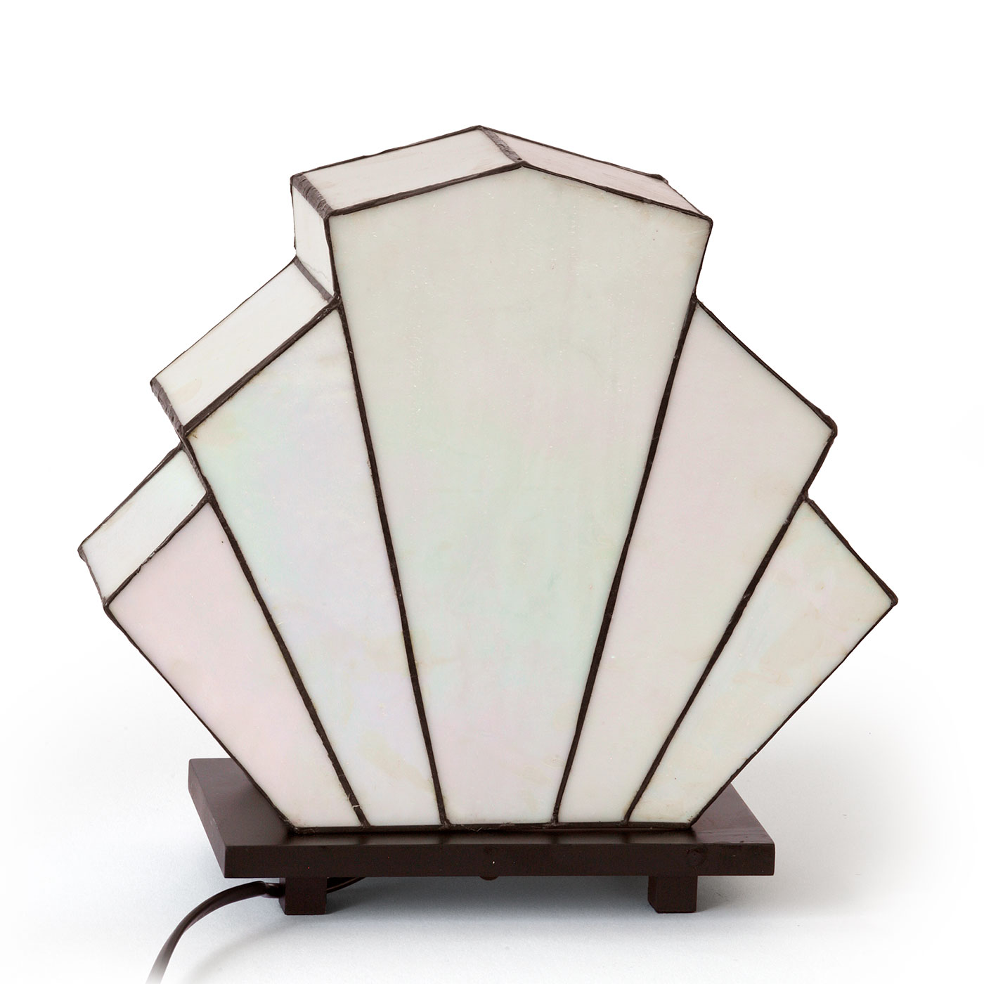 Art Déco table light with Tiffany glass shade Art Déco table light with Tiffany glass shade
