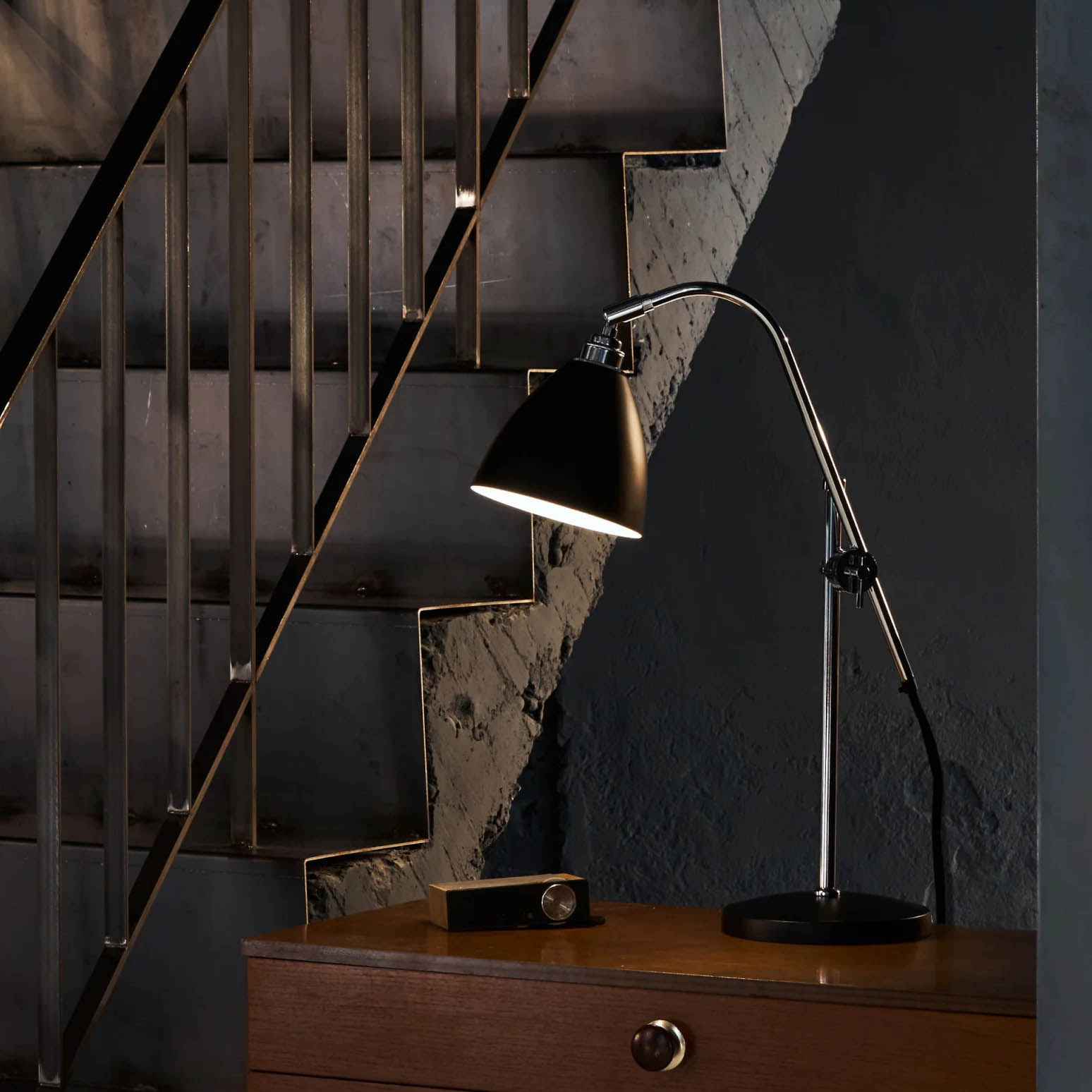 Britischer Klassiker: Tischleuchte mit verstellbarem Arm TASK, Bild 8