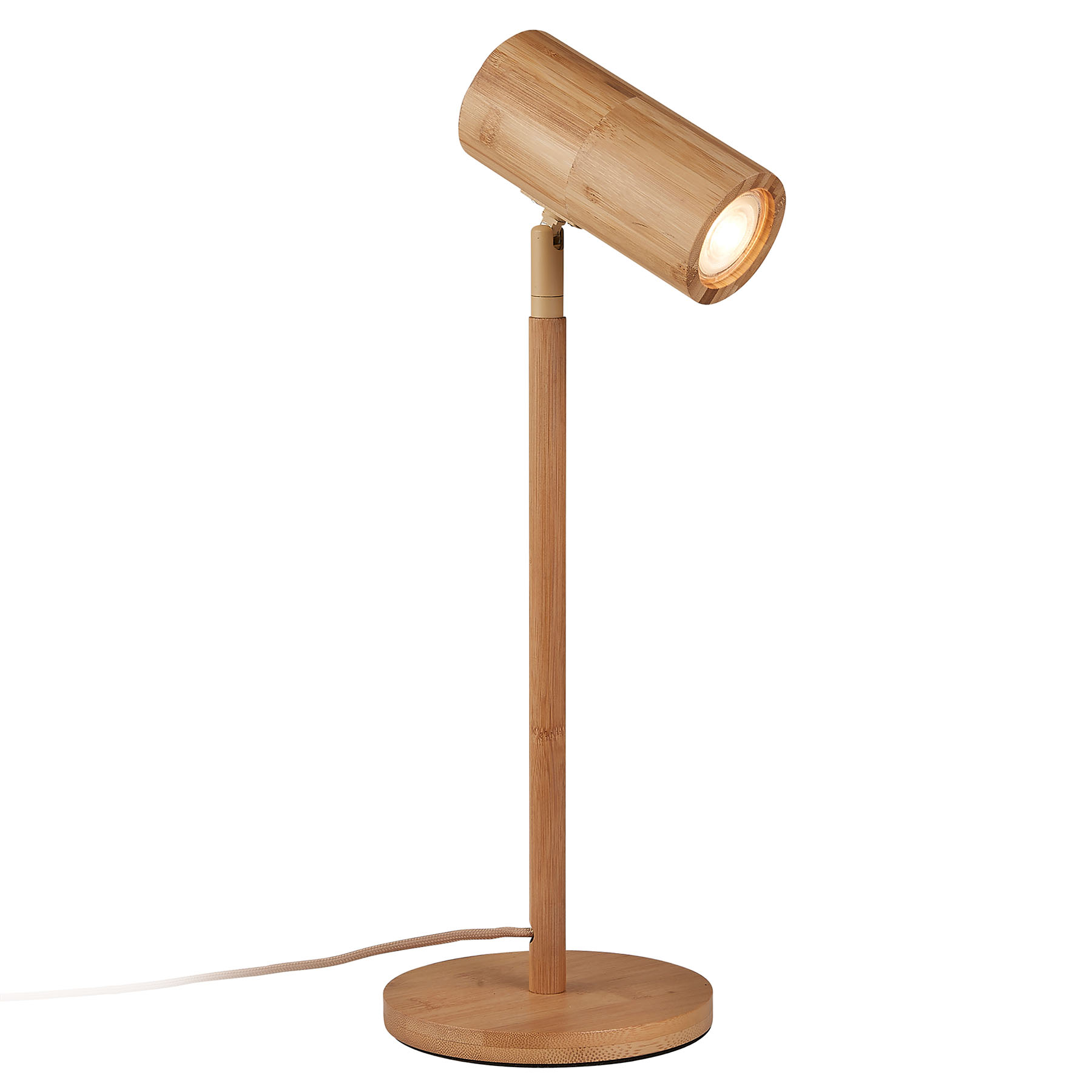 Moderne Schreibtischleuchte aus Bambus