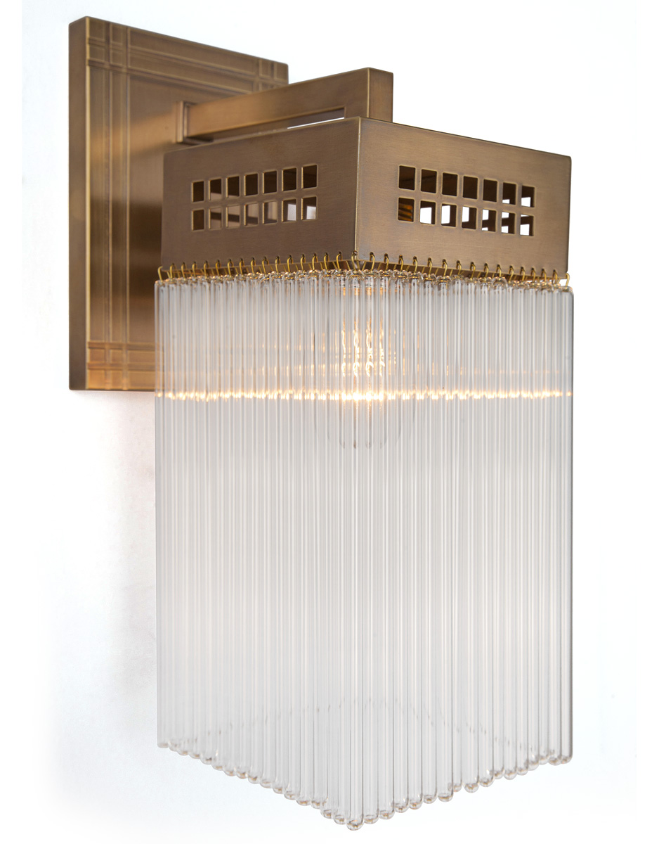 Art déco Kristallglas-Wandleuchte HOFFMANN IV Art déco Kristallglas-Wandleuchte HOFFMANN IV