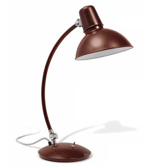 Fig. 5: Lackiert in S/RAL 8007 Rehbraun Large Bauhaus Table Lamp FRANKFURT: Lackiert in S/RAL 8007 Rehbraun