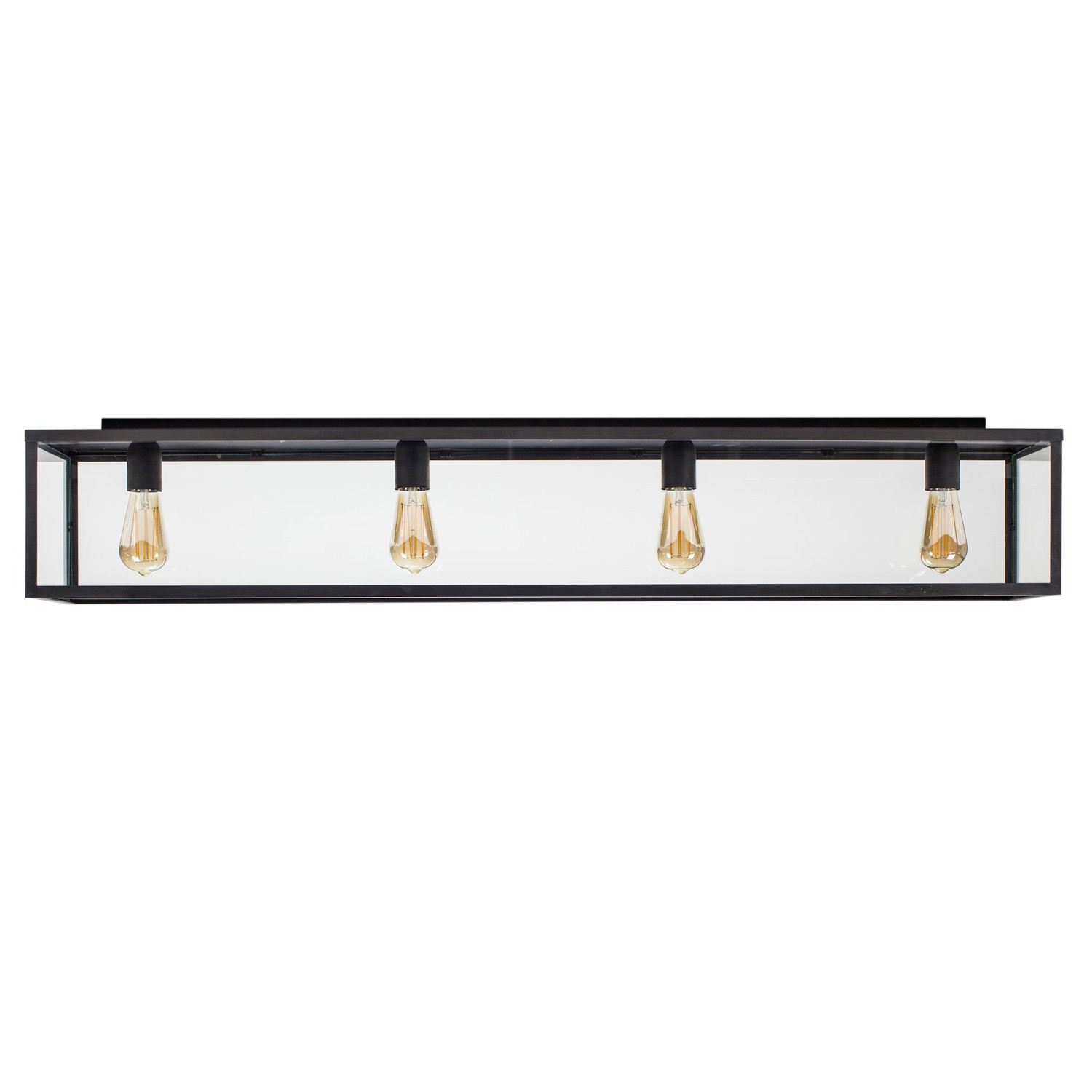 VITRINE Lange Deckenleuchte aus Alt-Messing VITRINE Lange Deckenleuchte aus Alt-Messing
