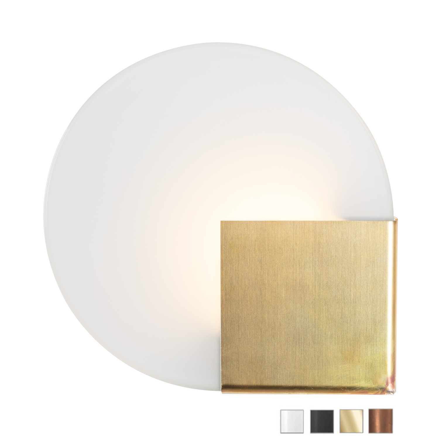 Bathroom wall lamp SUN with matt diffuser glass pane Bathroom wall lamp SUN with matt diffuser glass pane