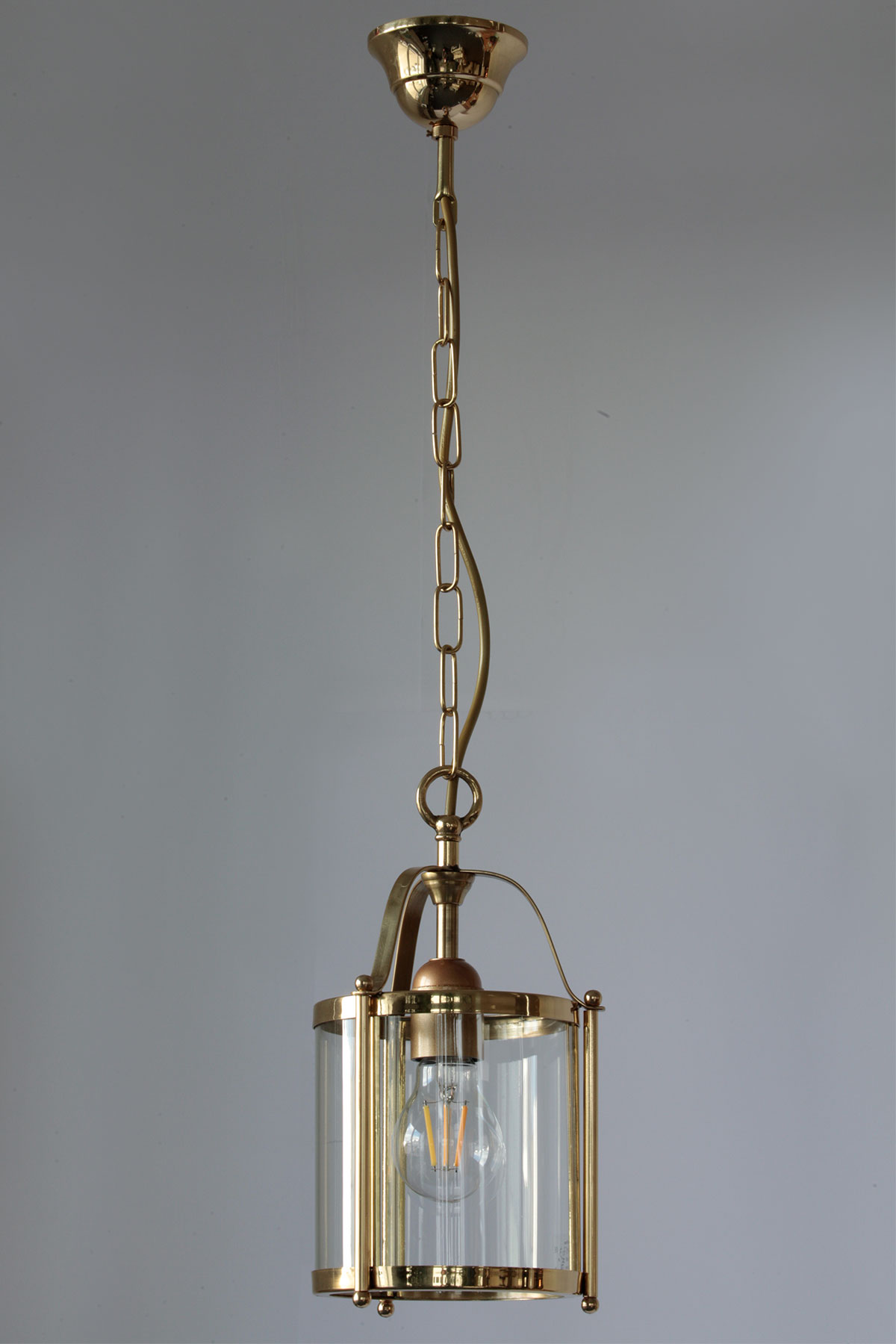 Kleine Hängelaterne aus Frankreich, Kupfer oder Messing, Ø 15 cm, Bild 4 Kleine Hängelaterne aus Frankreich, Kupfer oder Messing, Ø 15 cm, Bild 4