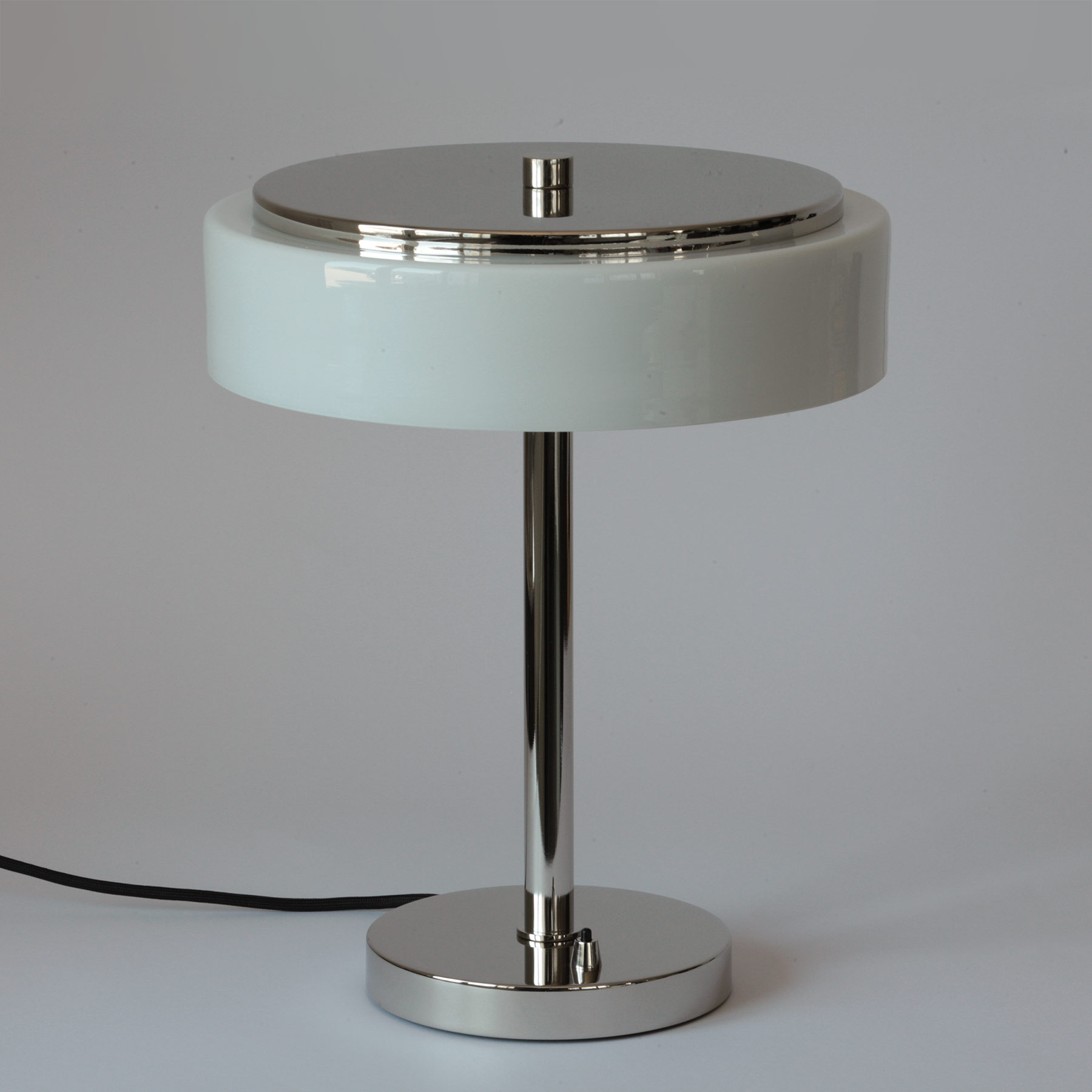 Handcrafted Table Lamp in the Czech 1930s Functionalist Design