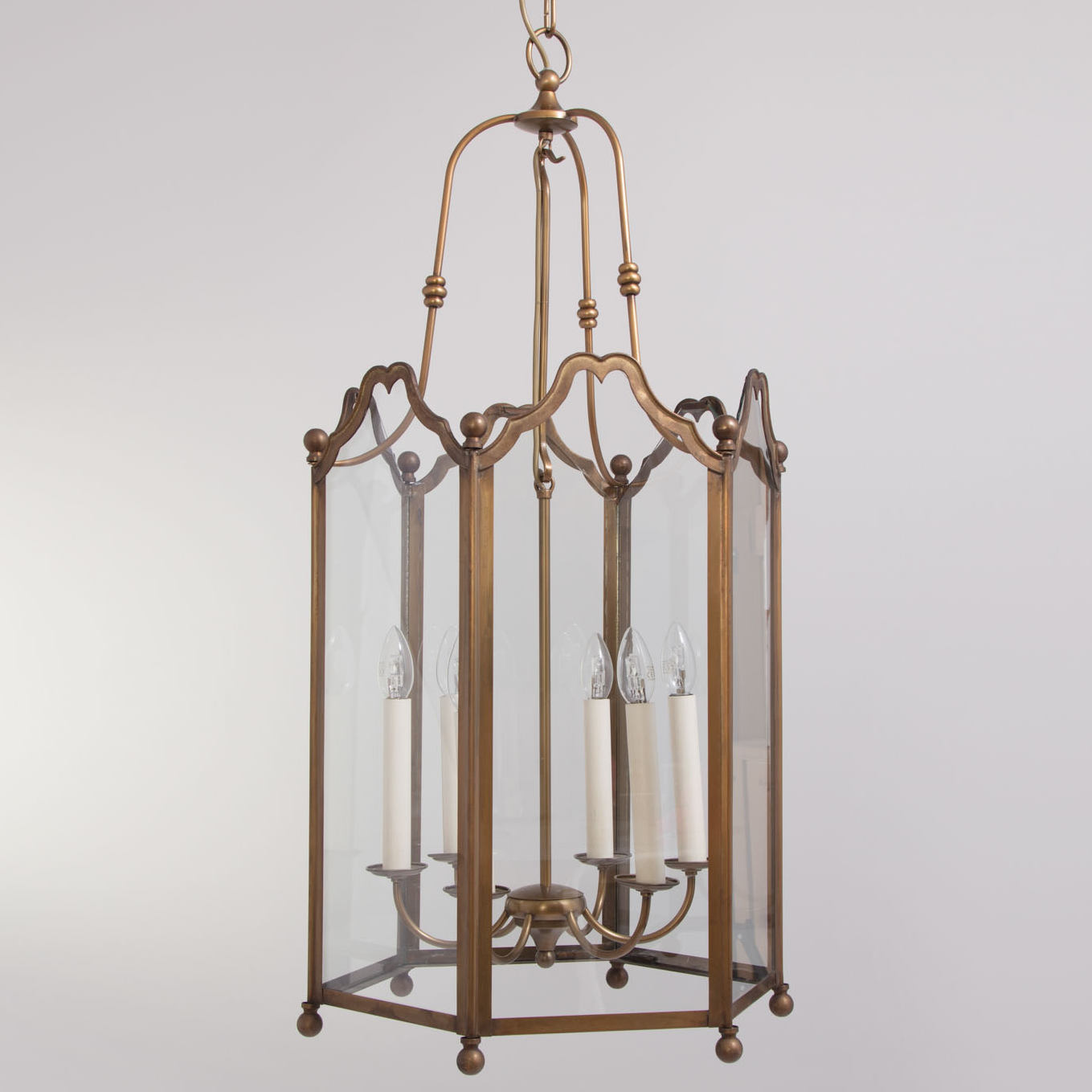 MARQUISE Large brass lantern from France