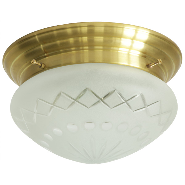 Ceiling lamp with star and diamond cut in four sizes