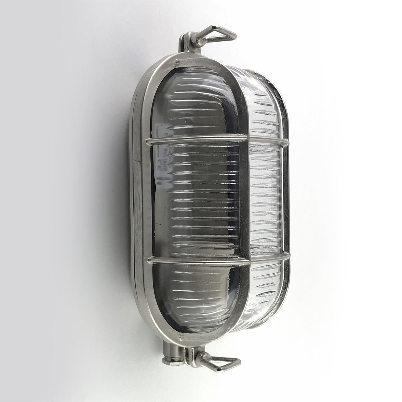 Vergitterte Keller-Lampe aus Messingguss für Wand und Decke IP64 – Casa Lumi