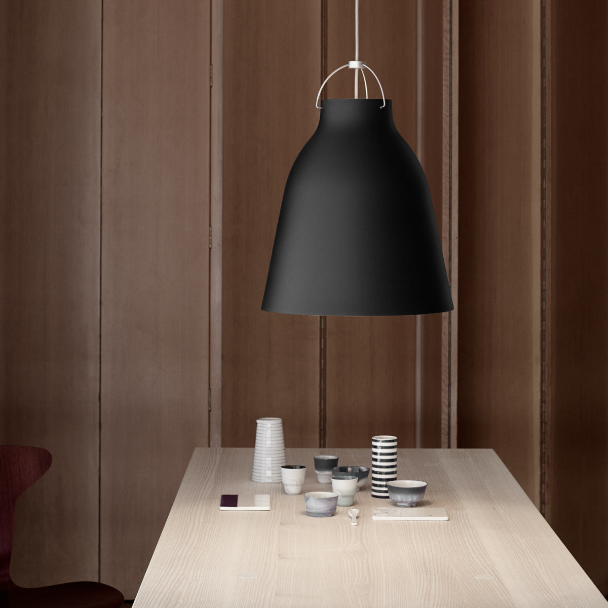 Fig. 8: Große Pendelleuchte CARAVAGGIO P3 Large pendant light CARAVAGGIO P3 (steel or glass) Ø 40 cm: Große Pendelleuchte CARAVAGGIO P3