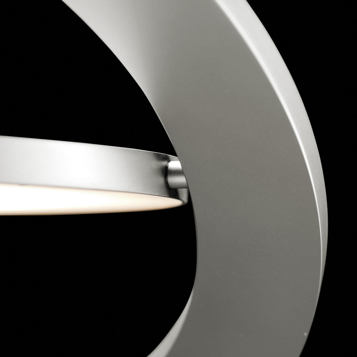 High-End Deckenfluter-Stehleuchte SUPERNOVA D: Aluminium matt