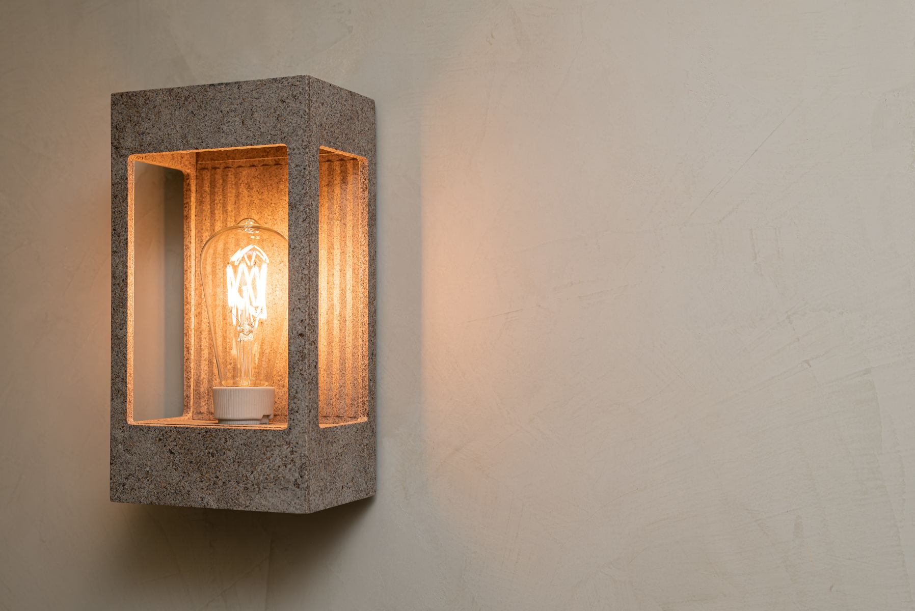 Design Wandleuchte Brick² Balt® aus Recyclingmaterial: ©David Pillet