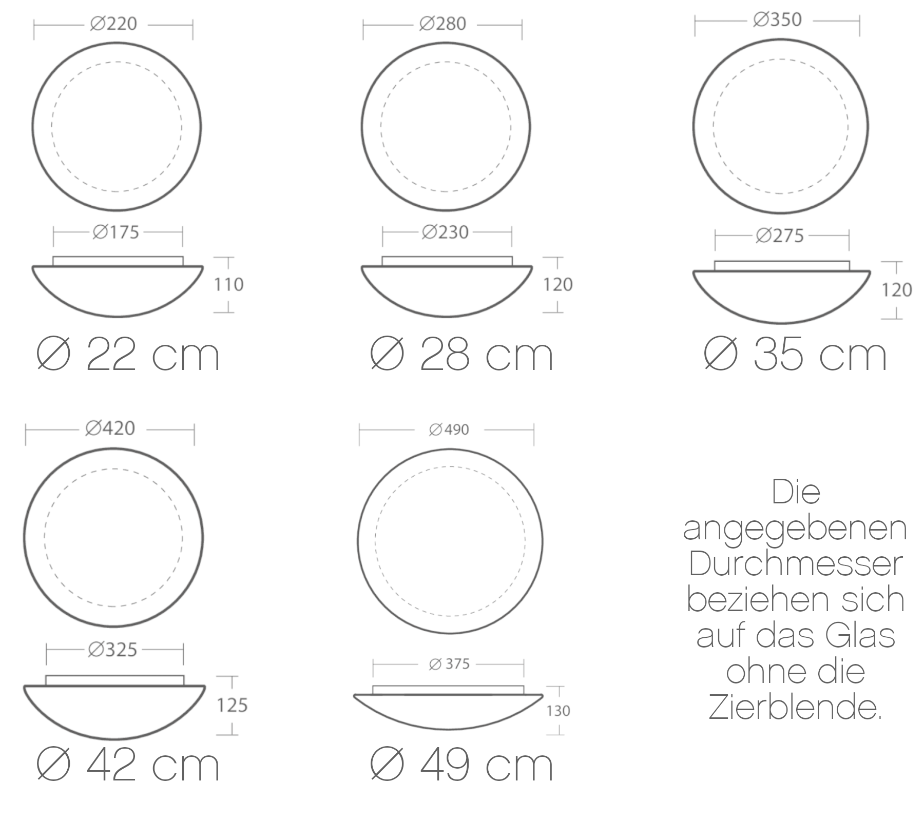 Opalglas-Deckenleuchte mit Zierring AURORA R1, Ø 22 bis 49 cm, Bild 14 Opalglas-Deckenleuchte mit Zierring AURORA R1, Ø 22 bis 49 cm, Bild 14