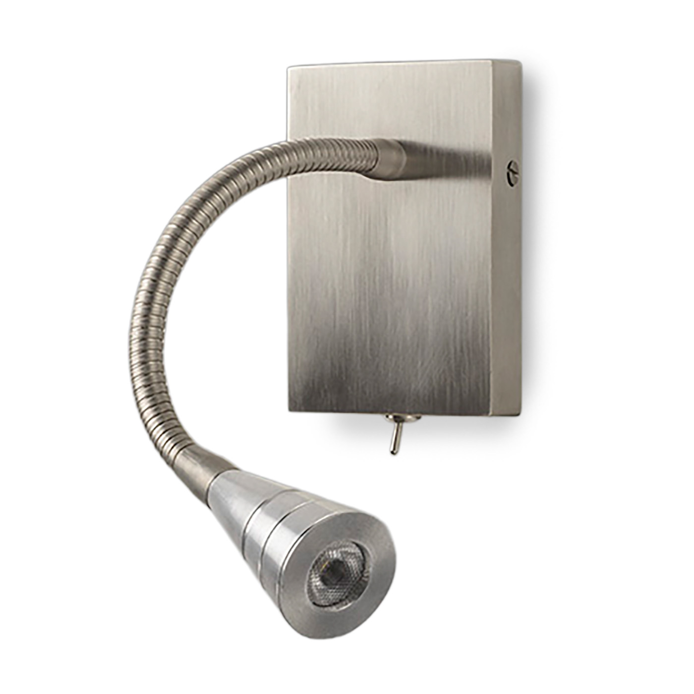 Kleine flexible Leseleuchte aus Messing AL39