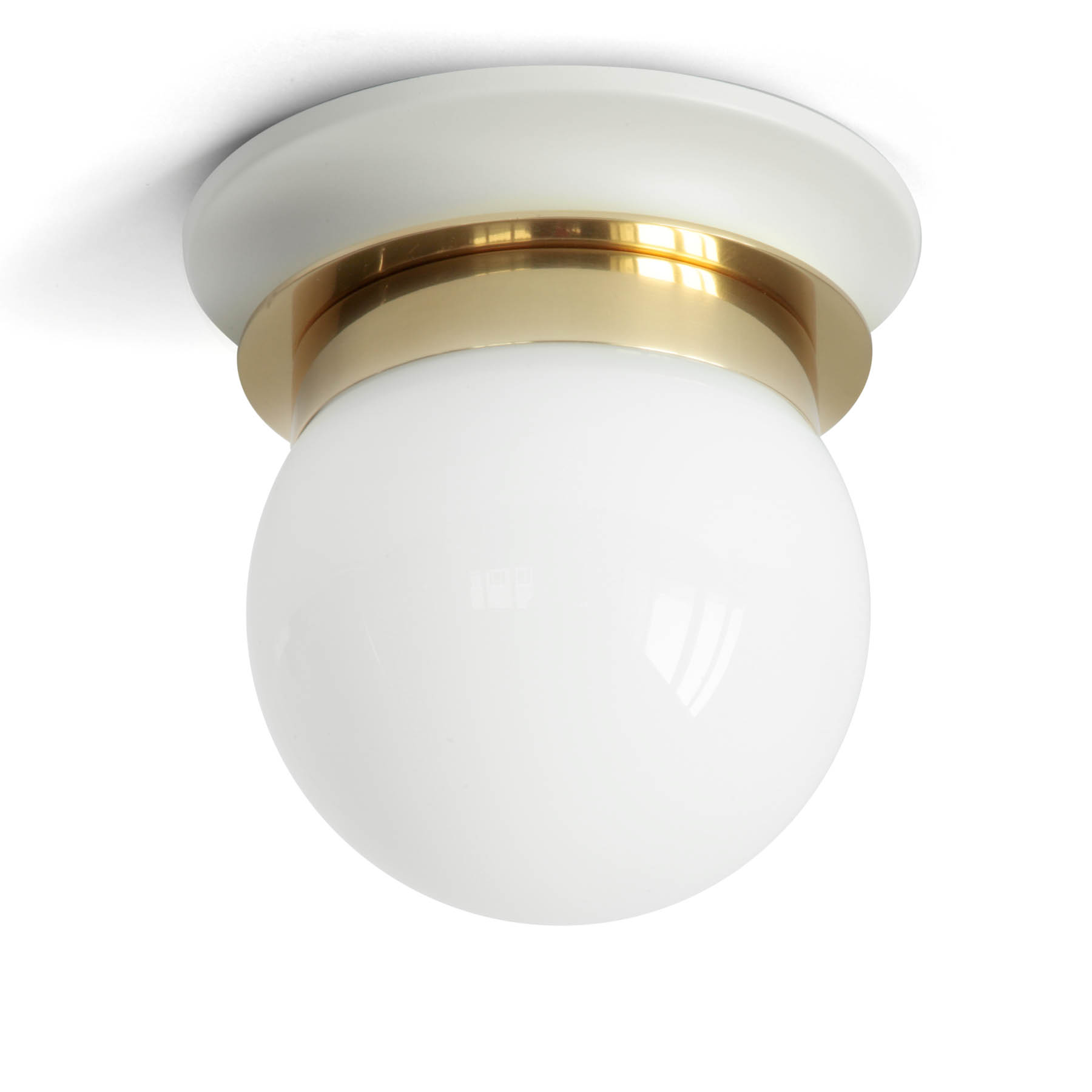 Kleine, moderne Glaskugel-Deckenlampe JEFFERSON, Ø 12 cm