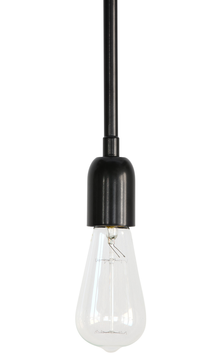 Minimalist rod pendant lamp in many colors