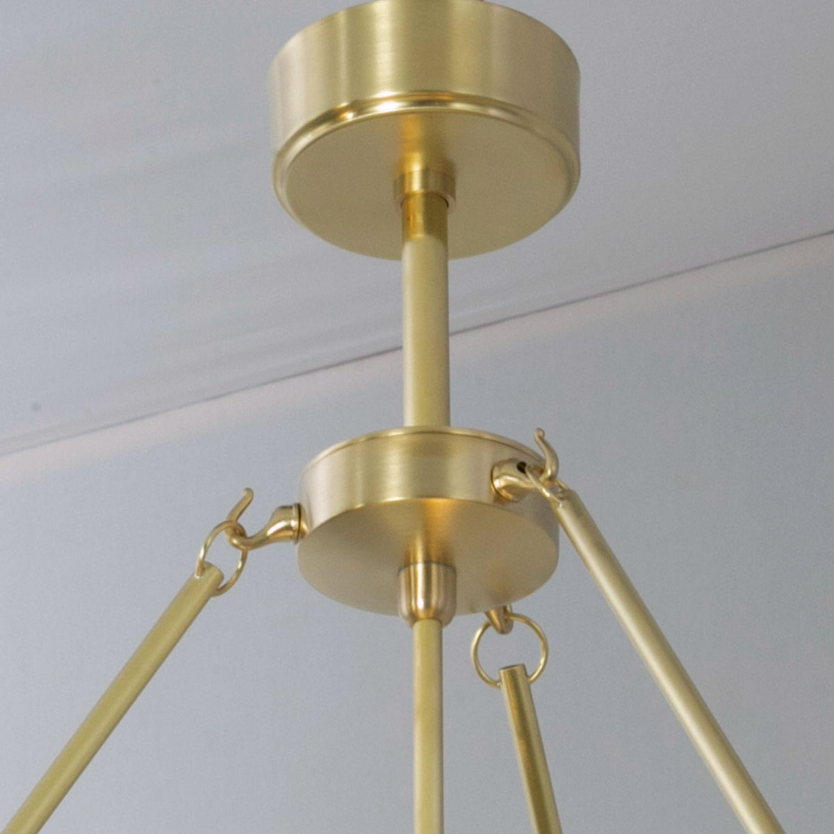 Prächtige Hängeleuchte mit Kristall-Stäben MIAMI, Ø 50 cm, Bild 9 Prächtige Hängeleuchte mit Kristall-Stäben MIAMI, Ø 50 cm, Bild 9