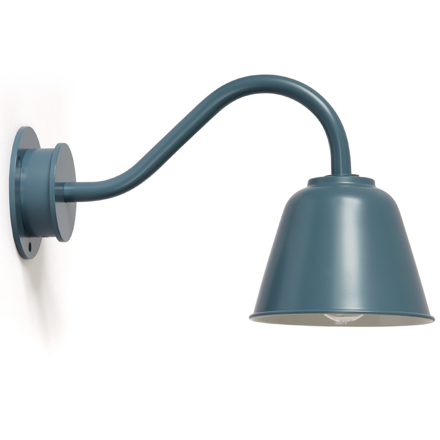 Bild 3: Eine zeitlose Wandleuchte in petrol-blau: BELL Short (kleines Modell) Kleine, zeitlose Wandleuchte BELL in acht Farben: Eine zeitlose Wandleuchte in petrol-blau: BELL Short (kleines Modell)