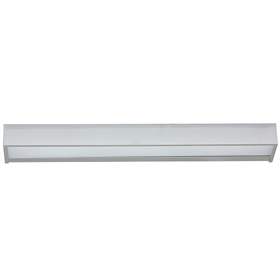 Fig. 8: Bad-Wandleuchte und Spiegelleuchte (hier mit 60 cm Breite) QUAD Mirror wall light for bathrooms, widths from 15 to 150 cm: Bad-Wandleuchte und Spiegelleuchte (hier mit 60 cm Breite)