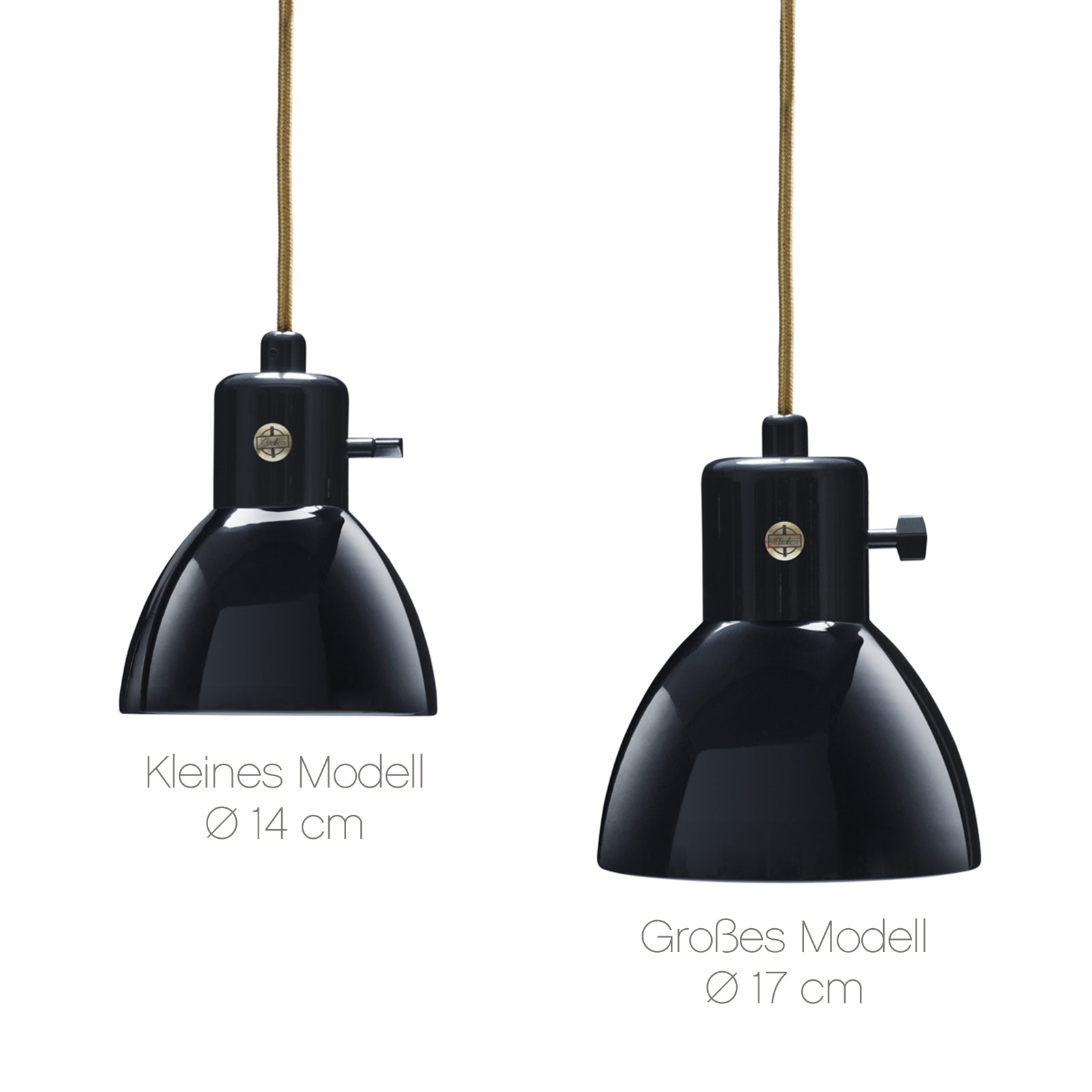 Small Bauhaus Design Pendant Light Kandem Model 564, Fig. 2 Small Bauhaus Design Pendant Light Kandem Model 564, Fig. 2