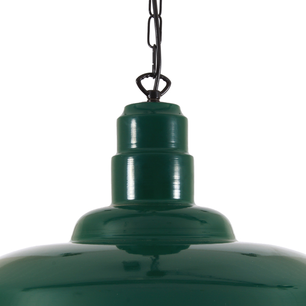 Bild 9: Detailansicht des abgestuften Doms Große Fabrikleuchte mit Schutzgitter COBALT: Detailansicht des abgestuften Doms