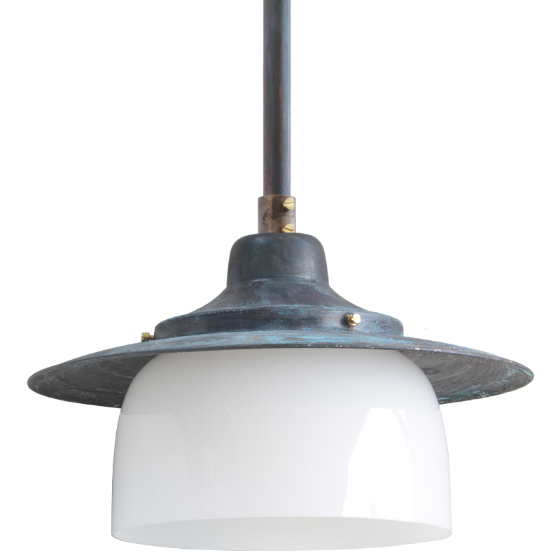 HANNOVER patinierte Rohrpendel-Lampe mit Ringglas Ø 30/35/40 cm HANNOVER patinierte Rohrpendel-Lampe mit Ringglas Ø 30/35/40 cm