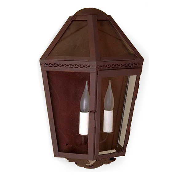 MANSARD French half-lantern made of brass