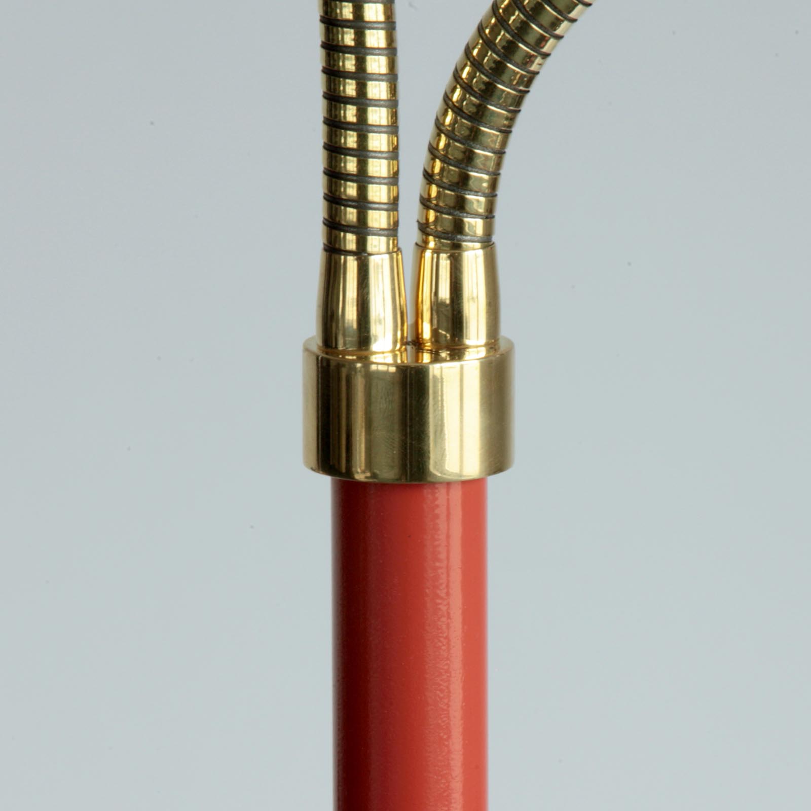 Doppel-Stehleuchte ALMA im Mid Century-Chic mit perforierten Keramik-Schirmen, Bild 16