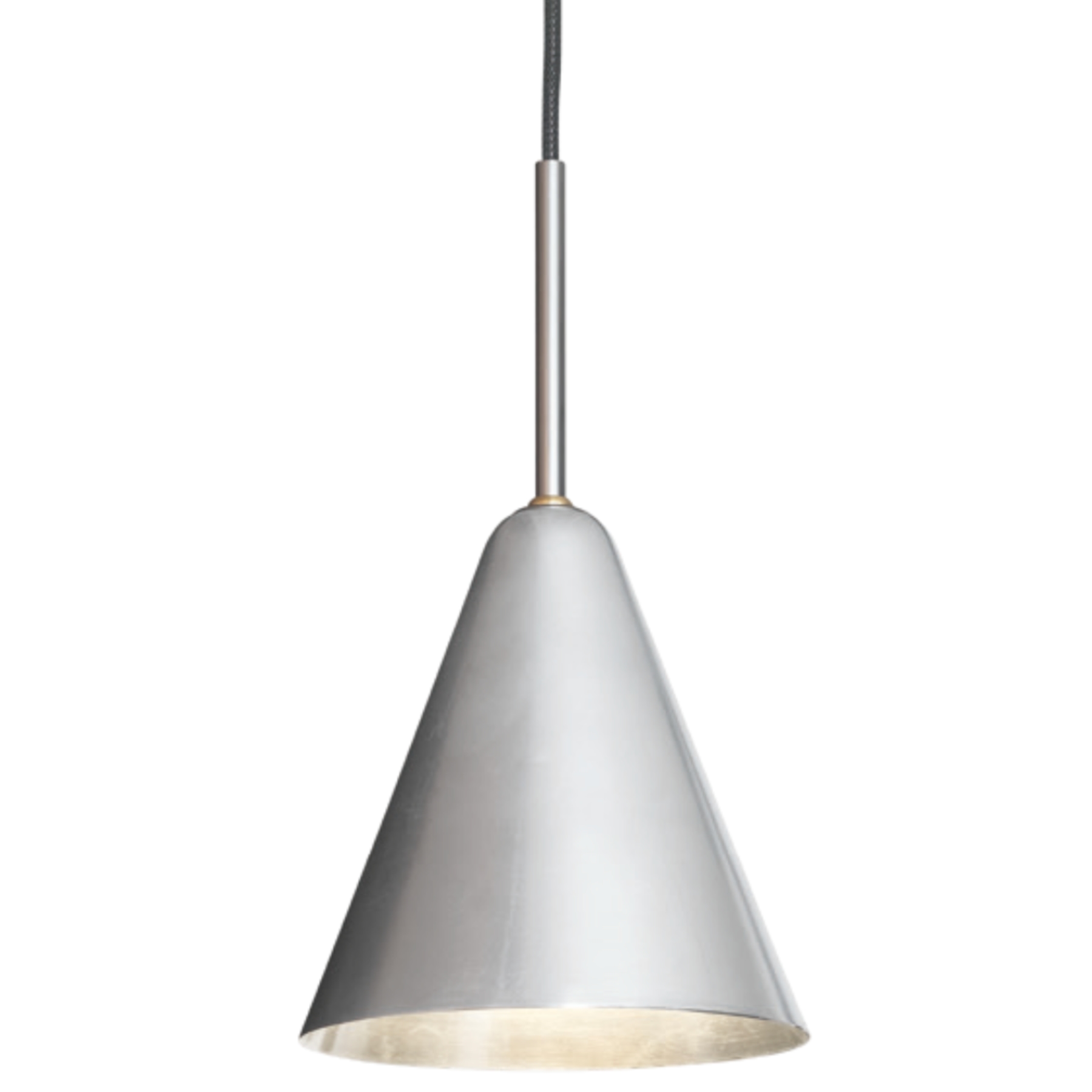 Small Conic Pendant Lamp made of aluminium APATIN