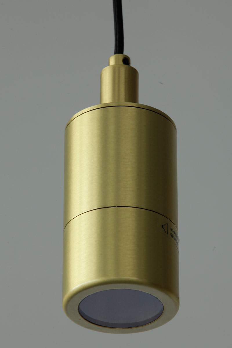 Kleine Strahler-Pendelleuchte CLARE aus Messing, IP44, Bild 7