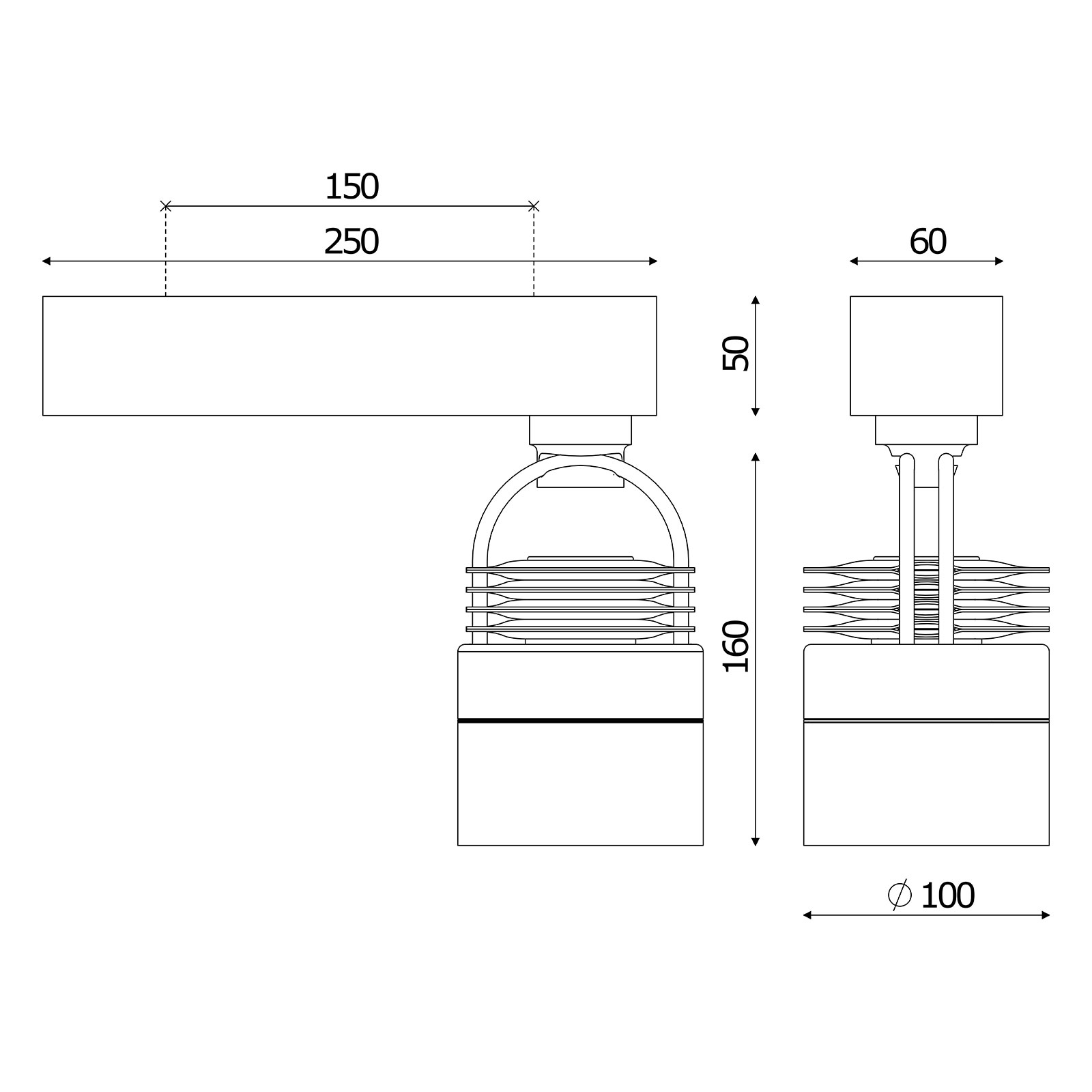 MOD MONO Aufbau-Deckenspot – Modulares Strahlersystem, Bild 21 MOD MONO Aufbau-Deckenspot – Modulares Strahlersystem, Bild 21