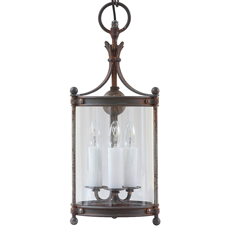 HL 2452 Small lantern in rusted iron