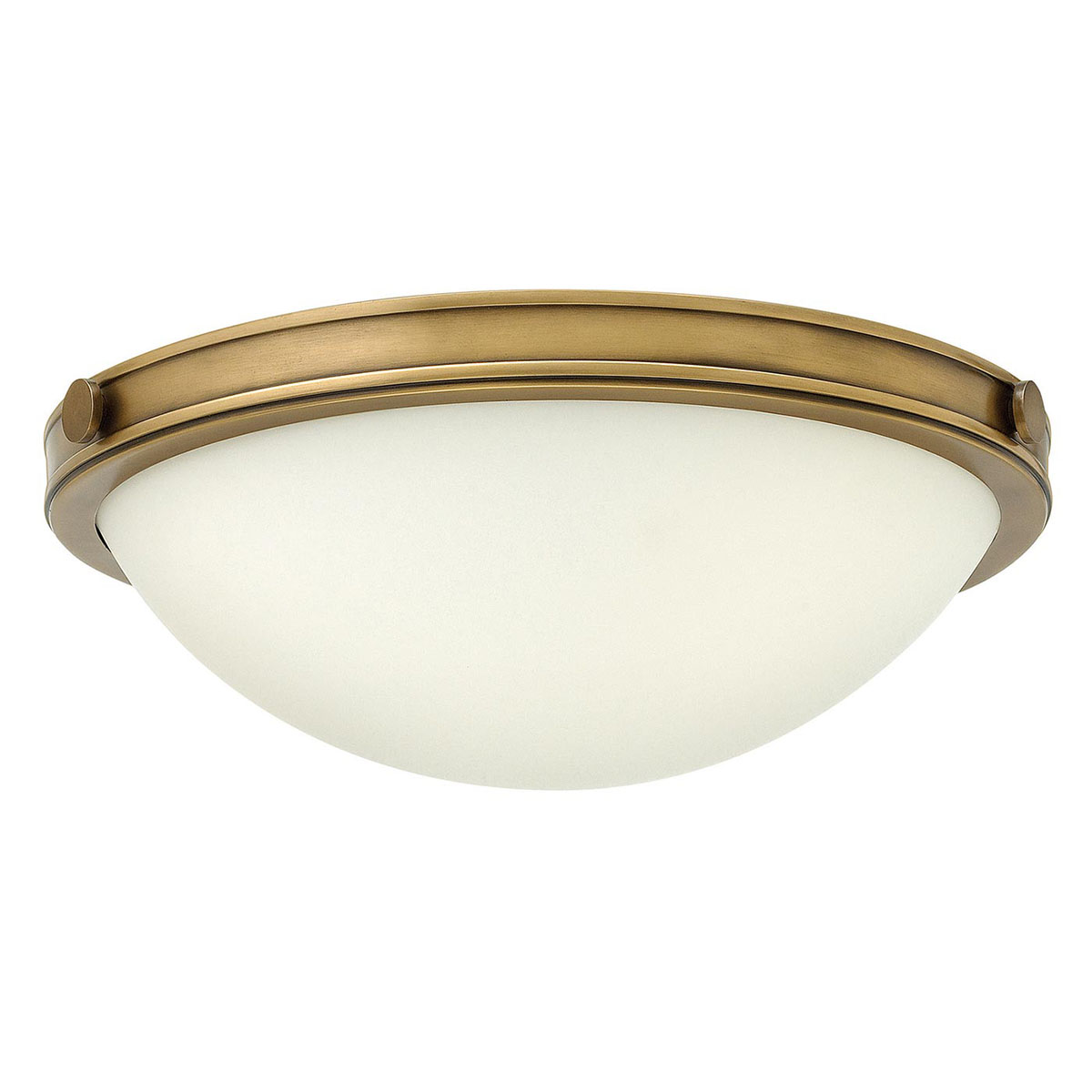 Flache Deckenleuchte mit Opalglas Ø 35 cm