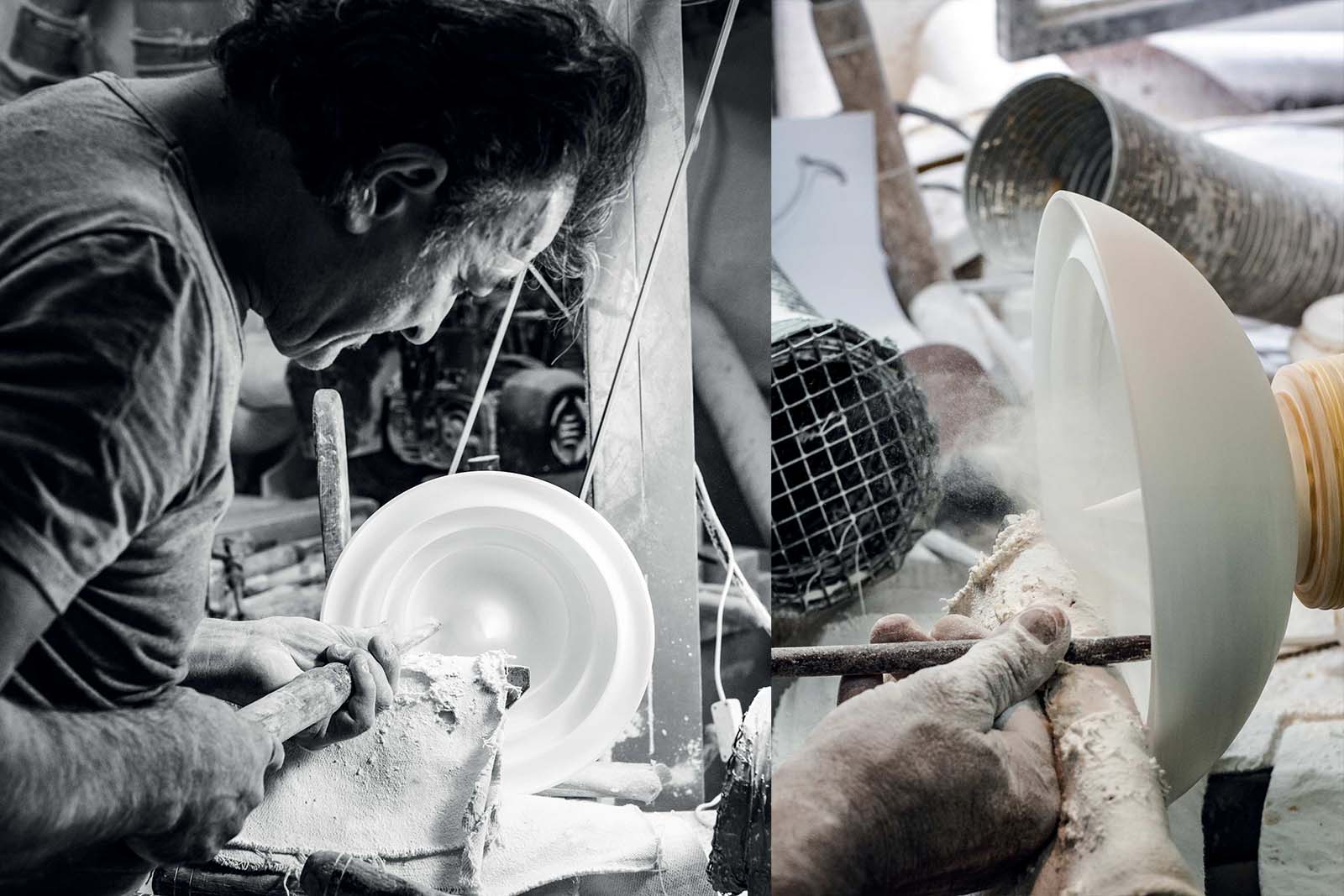 Italienische Luxuxs-Hängeleuchte mit Alabaster-Segmenten CHRONOS, Bild 13 Italienische Luxuxs-Hängeleuchte mit Alabaster-Segmenten CHRONOS, Bild 13