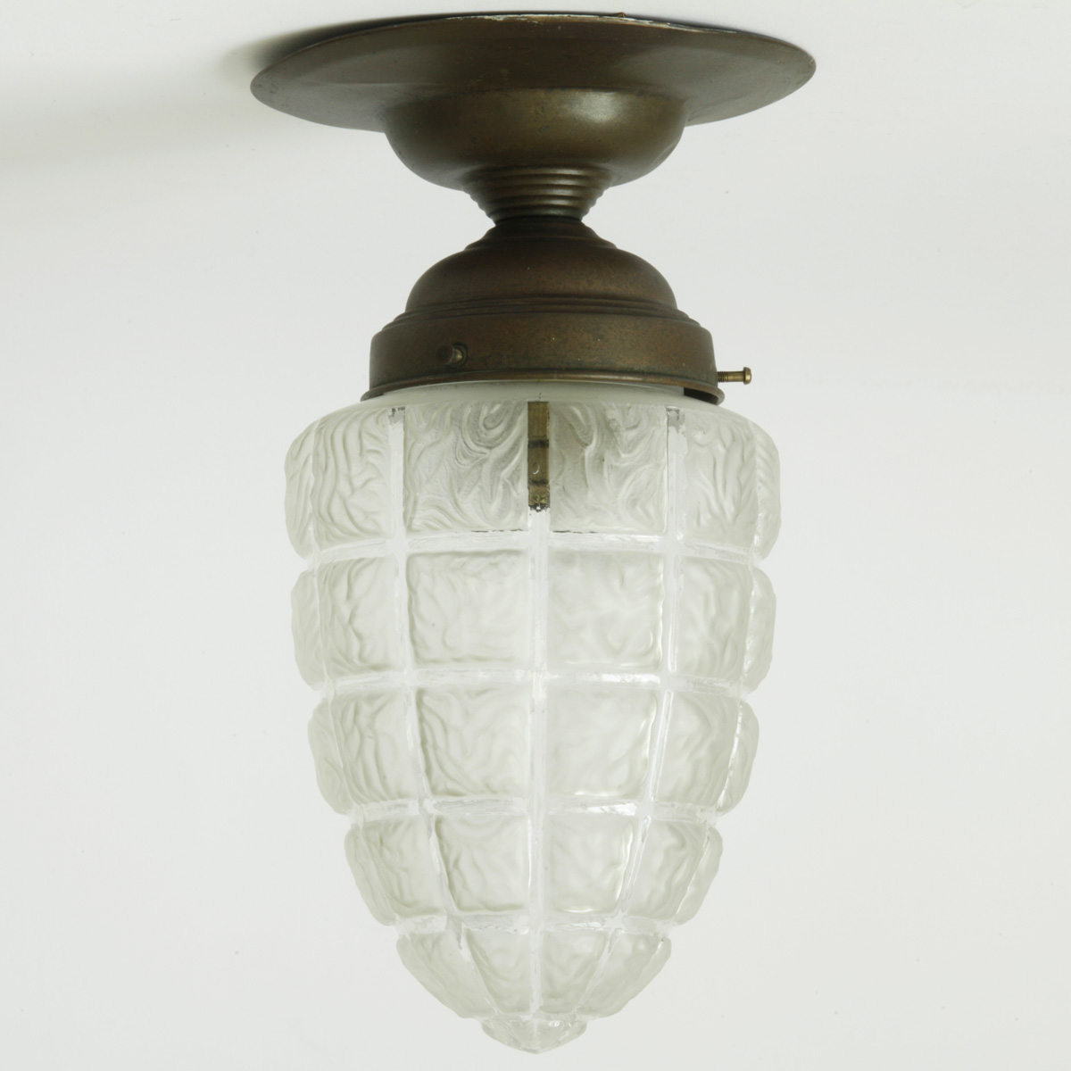 Small Antique Art Nouveau Ceiling Lamp, ca. 1910 – SOLD, Fig. 2 Small Antique Art Nouveau Ceiling Lamp, ca. 1910 – SOLD, Fig. 2