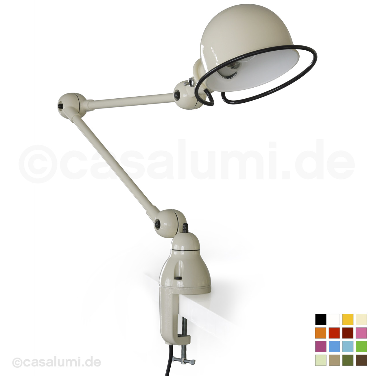 JIELDÉ LOFT Gelenk-Klemmleuchte D4040 JIELDÉ LOFT Gelenk-Klemmleuchte D4040