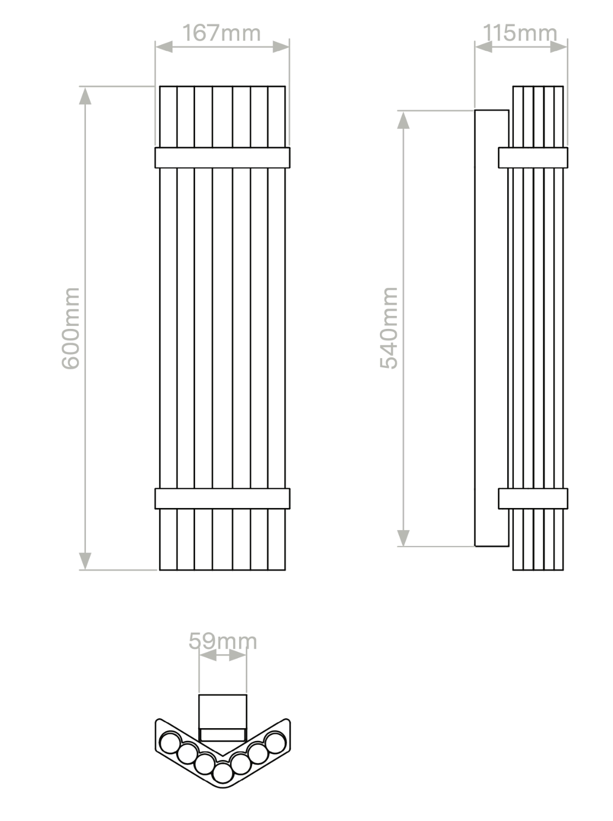 Flache Wandleuchte SEAGULL im Art déco-Stil, Bild 14 Flache Wandleuchte SEAGULL im Art déco-Stil, Bild 14