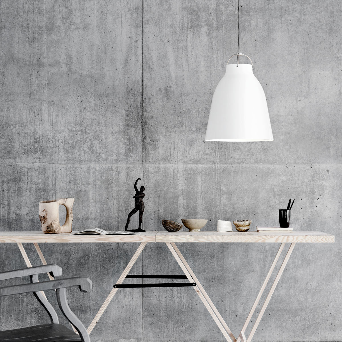 Fig. 7: Große Pendelleuchte CARAVAGGIO P3 Large pendant light CARAVAGGIO P3 (steel or glass) Ø 40 cm: Große Pendelleuchte CARAVAGGIO P3