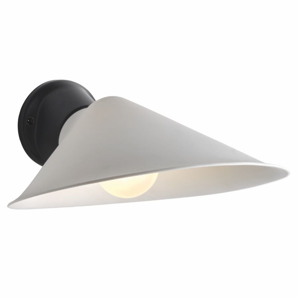 Wall Light PLUME with Porcelain Shade Wall Light PLUME with Porcelain Shade