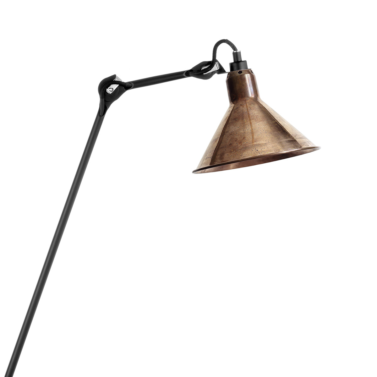 Bild 11: Schirm in Kupfer roh Architektenleuchte N° 201 Klemmleuchte mit Trichterschirm: Schirm in Kupfer roh