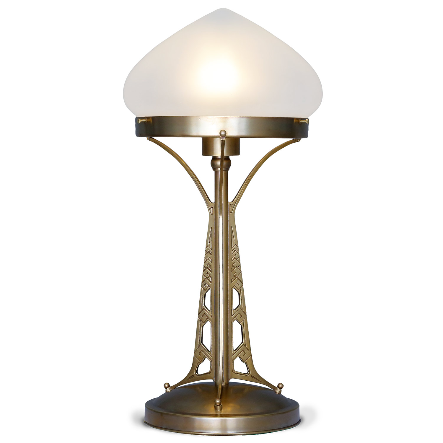 Magnificent Art Nouveau table lamp in mushroom shape Magnificent Art Nouveau table lamp in mushroom shape