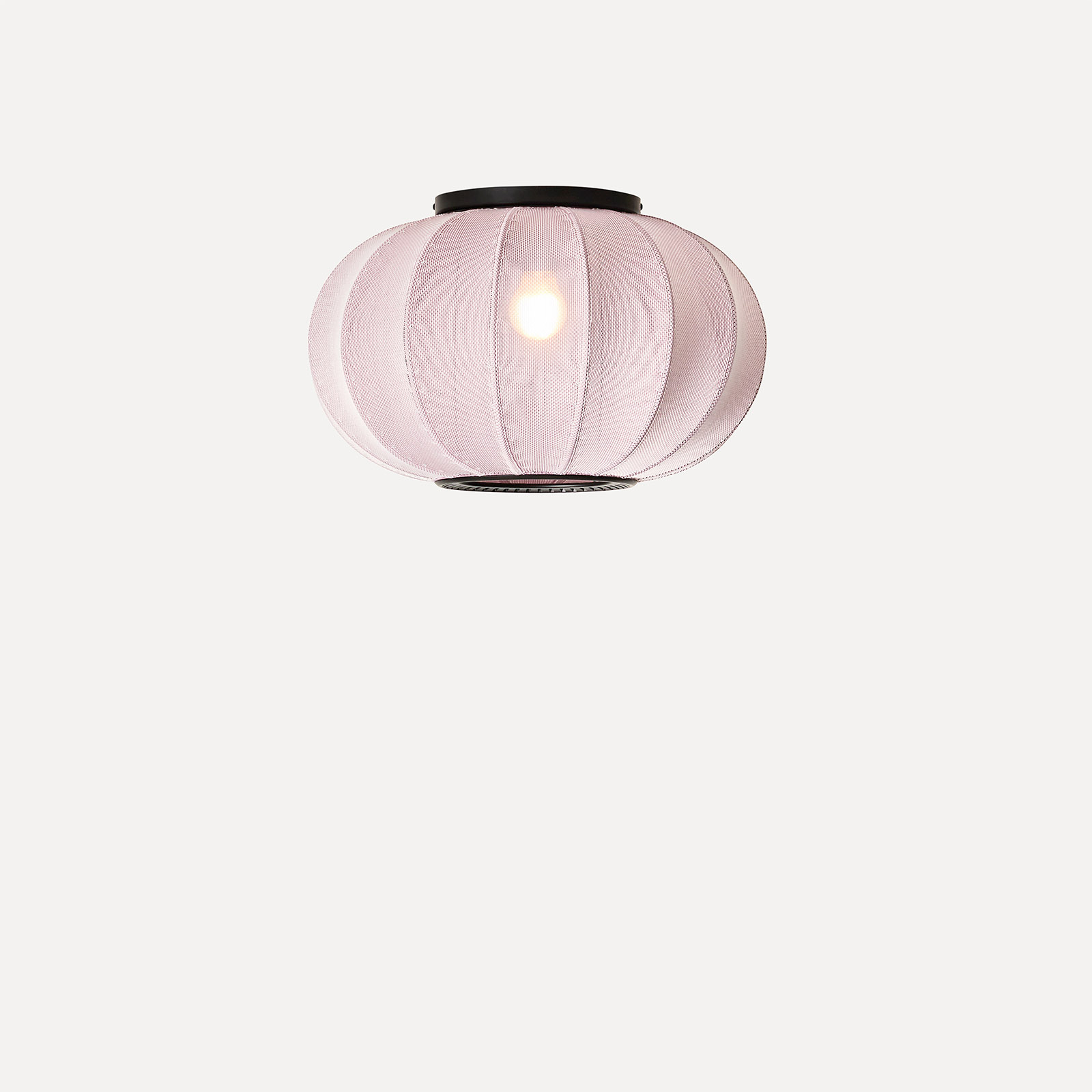 KNIT-WIT Lantern Shaped Wall Light Made of Fabric, Three Sizes in Various Colors, Fig. 4 KNIT-WIT Lantern Shaped Wall Light Made of Fabric, Three Sizes in Various Colors, Fig. 4