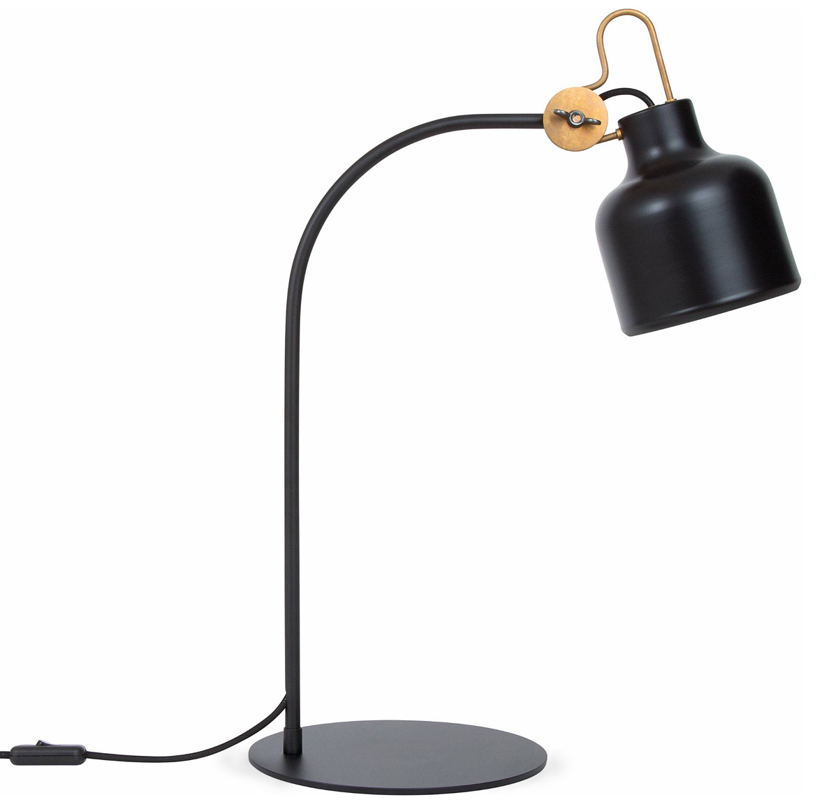 Skandinavische Design-Tischlampe aus Messing BOLD: Eine Zierde für jeden Schreibtisch: Schreibtischlampe aus Messing BOLD