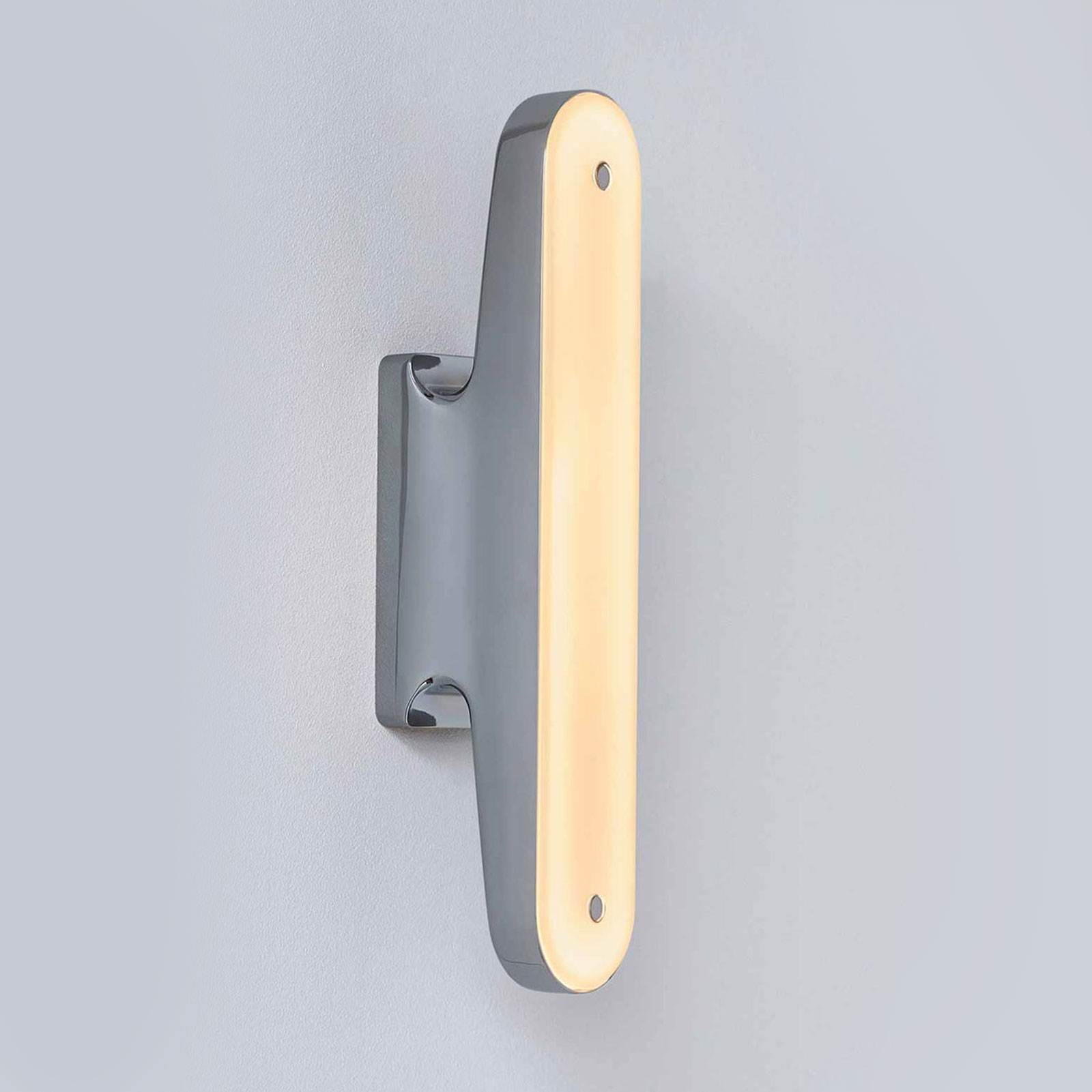 Bild 3: hier: verchromt Nautische Bronzeguss-Wandleuchte CLEAT für Bad und Spiegel: hier: verchromt