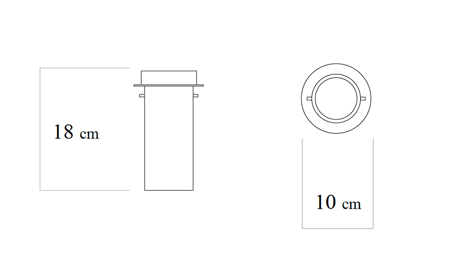 Kleine Zylinder-Deckenleuchte aus Alabaster POSEIDONE, Ø 10 cm, Bild 8