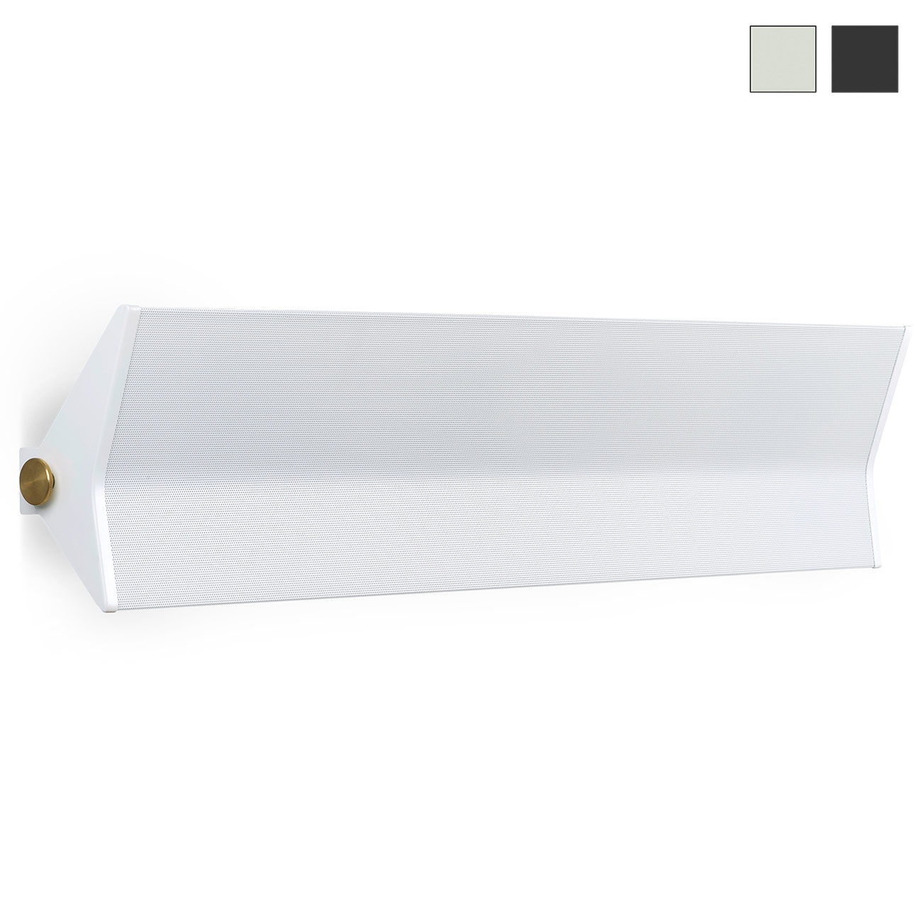 93 cm lange Wandleuchte G3 TRIPLE mit neigbarer Lochblende, drei Farben 93 cm lange Wandleuchte G3 TRIPLE mit neigbarer Lochblende, drei Farben