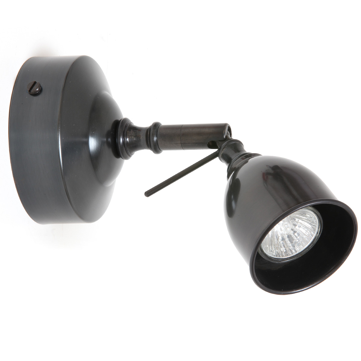 Kleiner Messing-Wandstrahler mit historischem Flair Kleiner Messing-Wandstrahler mit historischem Flair