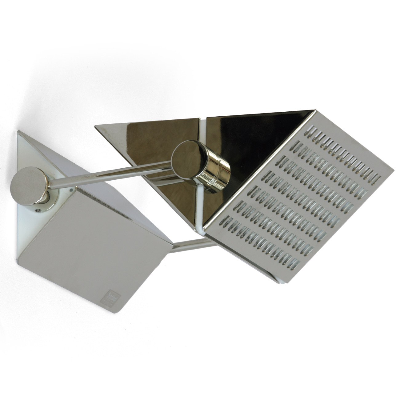 Verstellbarer Art déco-Wandfluter LUXUS, vernickelt Verstellbarer Art déco-Wandfluter LUXUS, vernickelt